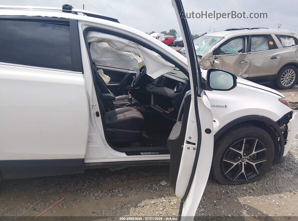 JTMJJREV9JD207250 2018 TOYOTA RAV4 HYBRID White Սալոնի դիմացի տեսք
