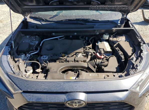 JTMK1RFV1KD036983 2019 TOYOTA RAV4 Gray ძრავის განყოფილების ხედი