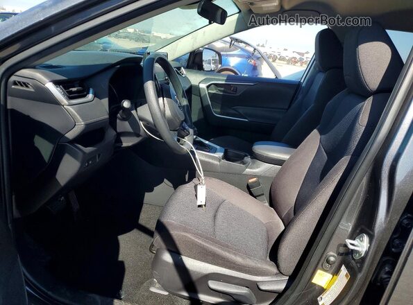 JTMK1RFV1KD036983 2019 TOYOTA RAV4 Gray წინა სალონის ხედი