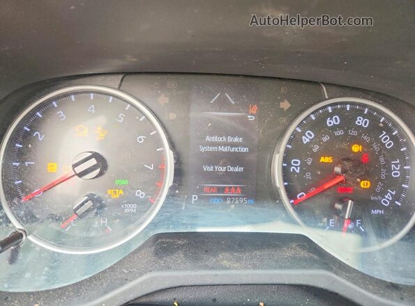 JTMK1RFV9KD033345 2019 TOYOTA RAV4 Silver Widok zestawu wskaźników