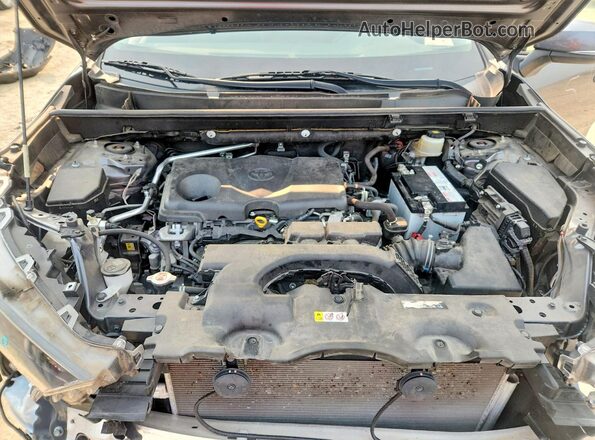 JTMK1RFV9KD033345 2019 TOYOTA RAV4 Silver Widok komory silnika