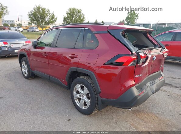 JTML6RFV1MD010960 2021 TOYOTA RAV4 HYBRID Red Հետևի ձախ