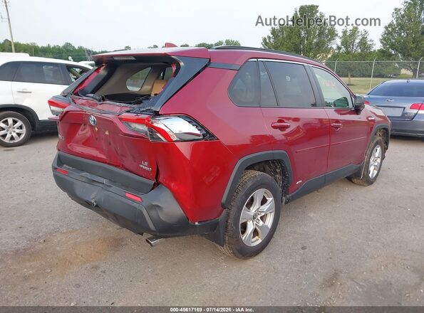 JTML6RFV1MD010960 2021 TOYOTA RAV4 HYBRID Red Հետևի աջ