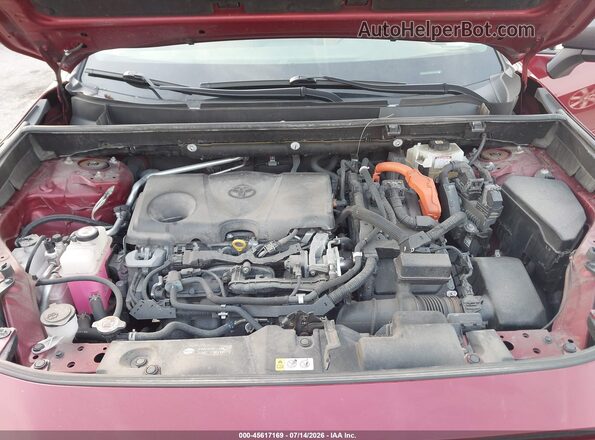 JTML6RFV1MD010960 2021 TOYOTA RAV4 HYBRID Red Հետևի տեսք