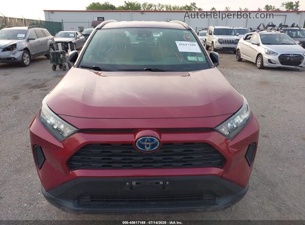JTML6RFV1MD010960 2021 TOYOTA RAV4 HYBRID Red Սարքավորումների վահանակի տեսք