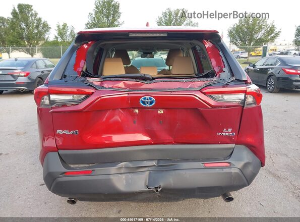 JTML6RFV1MD010960 2021 TOYOTA RAV4 HYBRID Red 