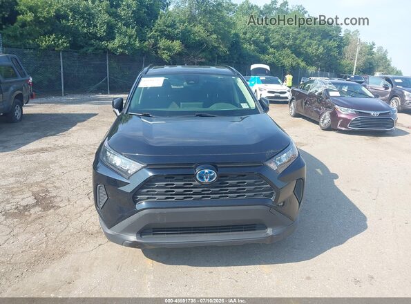 JTMLWRFV0ND162875 2022 TOYOTA RAV4 HYBRID Black Widok zestawu wskaźników