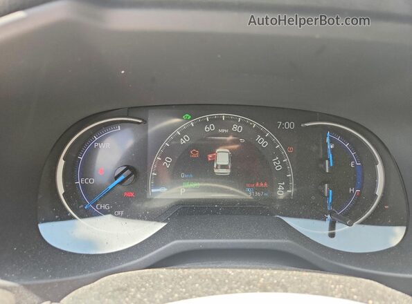 JTMLWRFV0SD308218 2025 TOYOTA RAV4 Silver Vista del cuadro de instrumentos