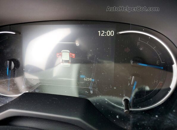 JTMLWRFV0SD605537 2025 TOYOTA RAV4 White Вид щитка приладів