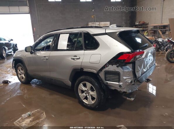 JTMLWRFV1KD030946 2019 TOYOTA RAV4 HYBRID Серебряный Задняя левая четверть