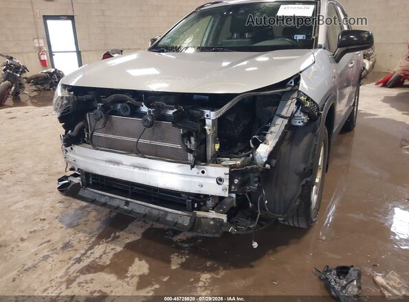 JTMLWRFV1KD030946 2019 TOYOTA RAV4 HYBRID Серебряный Вид спереди