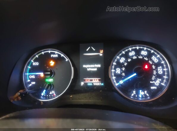 JTMLWRFV1KD030946 2019 TOYOTA RAV4 HYBRID Серебряный Вид задних сидений