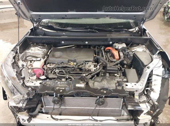 JTMLWRFV1KD030946 2019 TOYOTA RAV4 HYBRID Серебряный Вид сзади