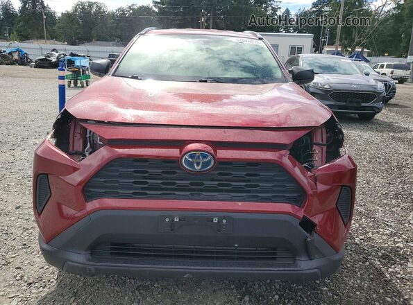 JTMLWRFV2MD559535 2021 TOYOTA RAV4 Красный Вид спереди