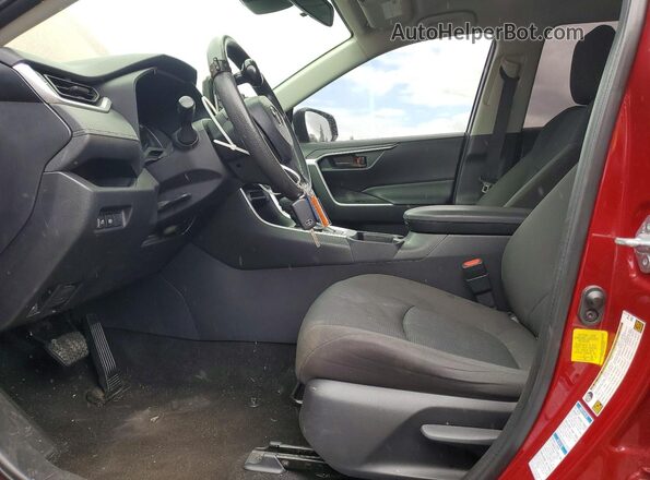 JTMLWRFV2MD559535 2021 TOYOTA RAV4 Красный Вид салона спереди