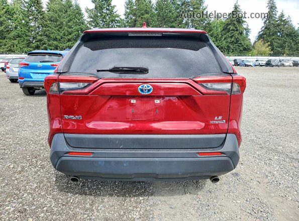 JTMLWRFV2MD559535 2021 TOYOTA RAV4 Красный Вид сзади