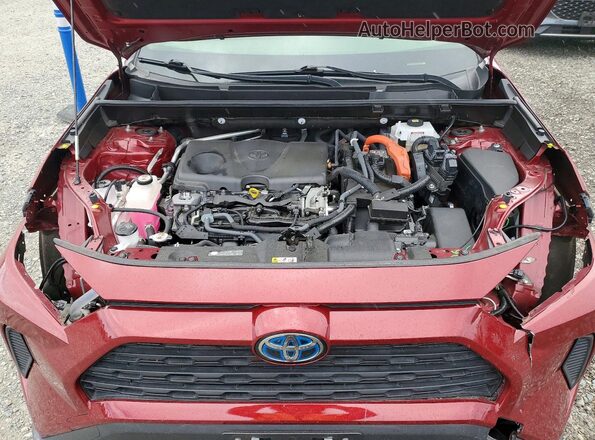 JTMLWRFV2MD559535 2021 TOYOTA RAV4 Красный Вид подкапотного пространства