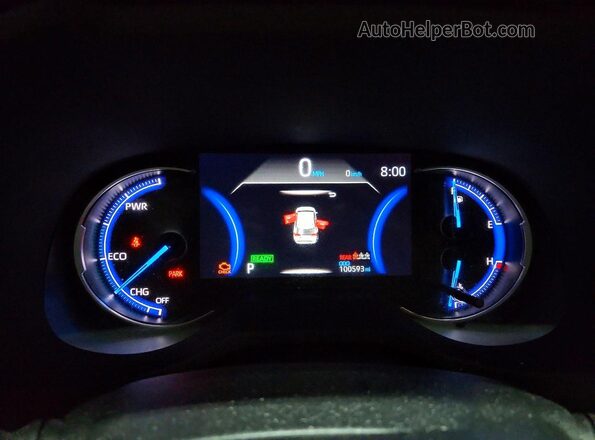 JTMLWRFV4PD187622 2023 TOYOTA RAV4 Black Widok zestawu wskaźników