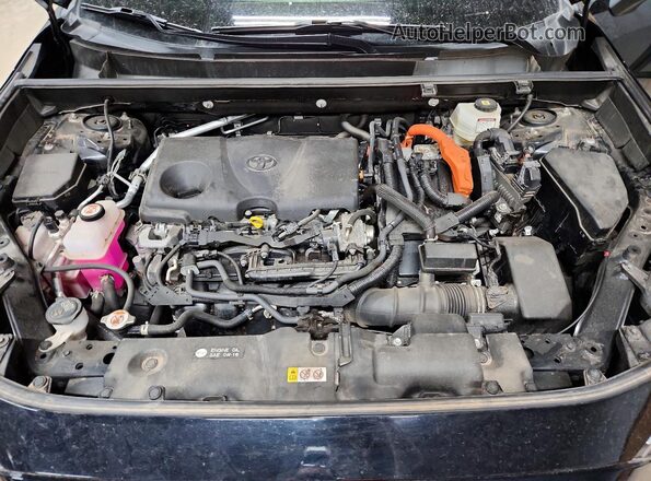 JTMLWRFV4PD187622 2023 TOYOTA RAV4 Black Widok komory silnika