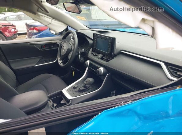 JTMLWRFV5KD003023 2019 TOYOTA RAV4 HYBRID Blue Vista interior delantera