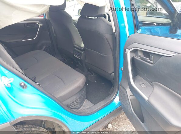 JTMLWRFV5KD003023 2019 TOYOTA RAV4 HYBRID Blue Vista de la etiqueta del VIN