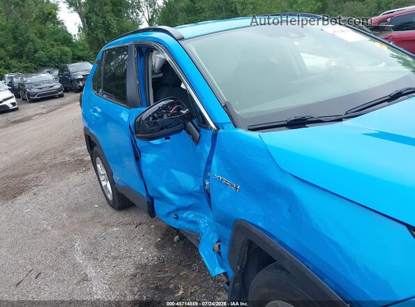 JTMLWRFV5KD003023 2019 TOYOTA RAV4 HYBRID Blue Vista frontal
