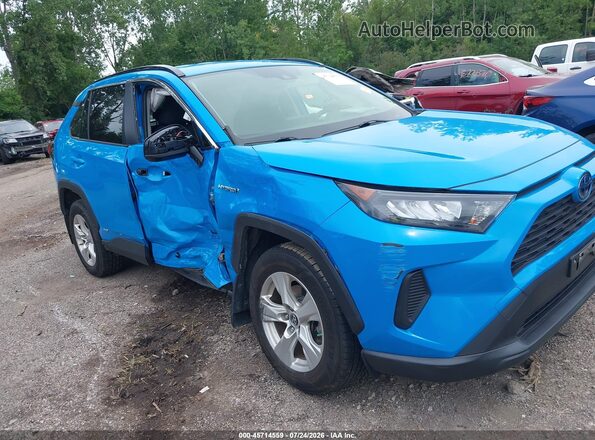 JTMLWRFV5KD003023 2019 TOYOTA RAV4 HYBRID Blue Vista interior trasera