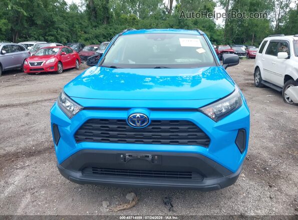 JTMLWRFV5KD003023 2019 TOYOTA RAV4 HYBRID Blue Vista del cuadro de instrumentos