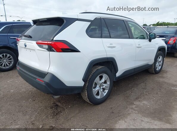 JTMLWRFV5MD559027 2021 TOYOTA RAV4 HYBRID White Задня права чверть