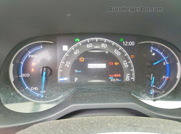 JTMLWRFV8PD173433 2023 TOYOTA RAV4 Black Vista del cuadro de instrumentos