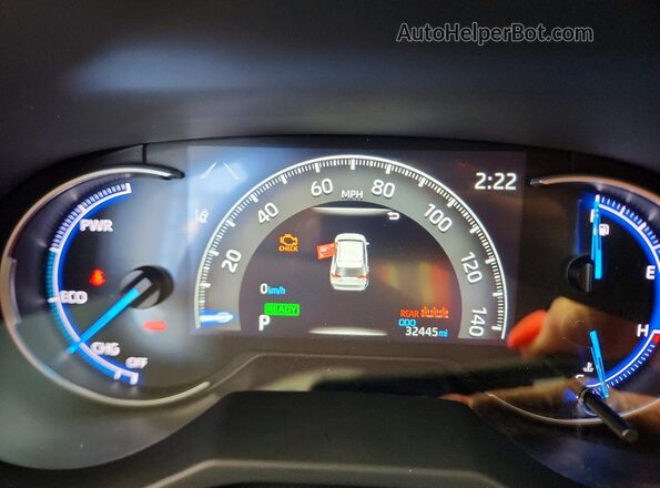 JTMLWRFV9PD171433 2023 TOYOTA RAV4 Gray Вид щитка приладів