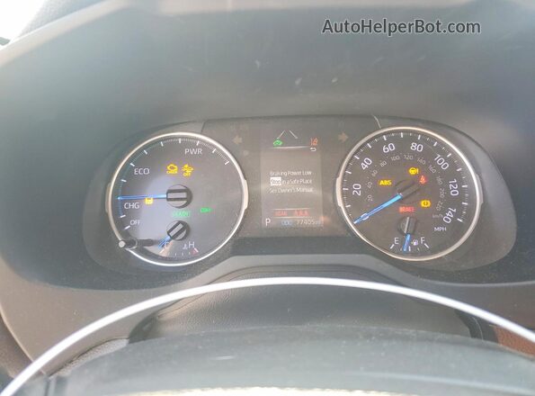 JTMM6RFV0LD002223 2020 TOYOTA RAV4 Белый Вид щитка приборов