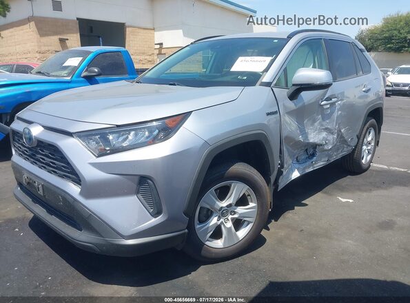 JTMMWRFV0LD048859 2020 TOYOTA RAV4 HYBRID Silver Առջևի ձախ երեք քառորդ տեսարան