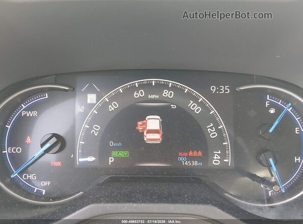 JTMMWRFV0SD304111 2025 TOYOTA RAV4 HYBRID Black უკანა სავარძლების ხედი