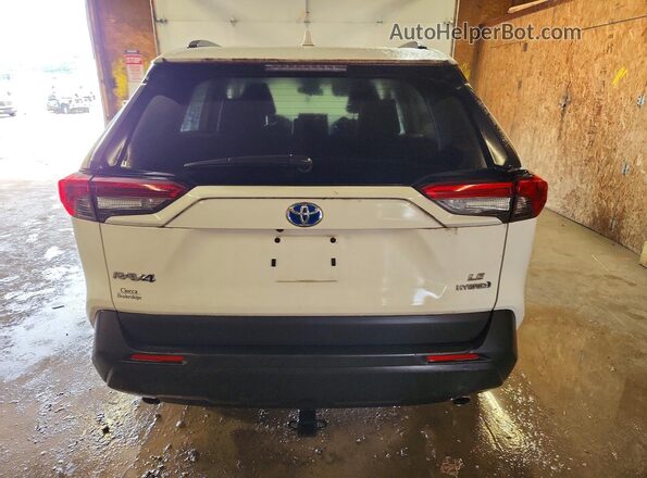JTMMWRFV2KD010032 2019 TOYOTA RAV4 White Widok z tyłu