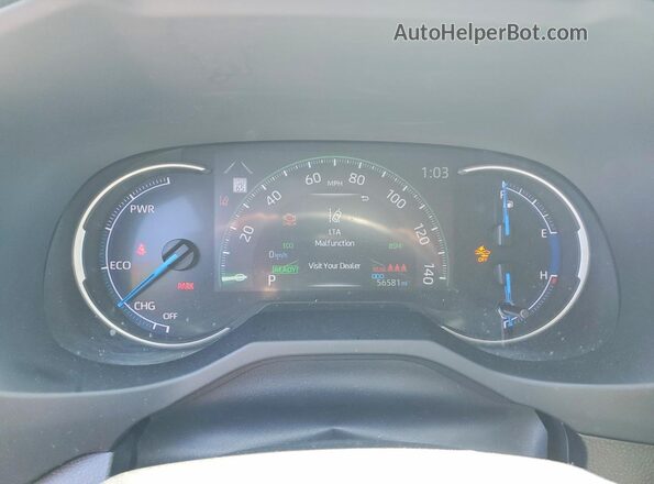 JTMMWRFV4PD185602 2023 TOYOTA RAV4 Silver Սարքավորումների վահանակի տեսք