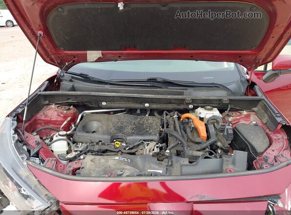 JTMMWRFV8KD034920 2019 TOYOTA RAV4 HYBRID Burgundy უკანა ხედი