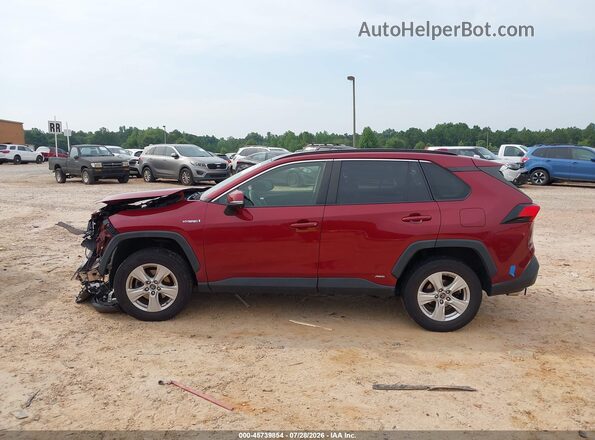 JTMMWRFV8KD034920 2019 TOYOTA RAV4 HYBRID Burgundy სალონის 360-გრადუსიანი ხედი