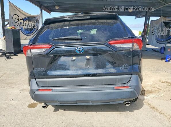 JTMMWRFV8ND151580 2022 TOYOTA RAV4 Black უკანა ხედი