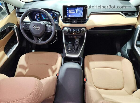 JTMMWRFV9PD205469 2023 TOYOTA RAV4 Белый Вид панели приборов