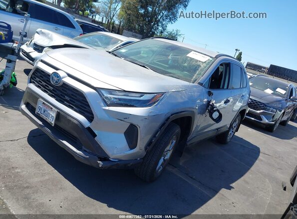 JTMMWRFV9RD221805 2024 TOYOTA RAV4 HYBRID Silver Առջևի ձախ երեք քառորդ տեսարան