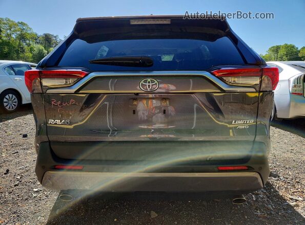 JTMN1RFV3KD507223 2019 TOYOTA RAV4 Gray Widok z tyłu