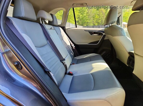 JTMN1RFV3KD507223 2019 TOYOTA RAV4 Gray Widok wnętrza z tyłu