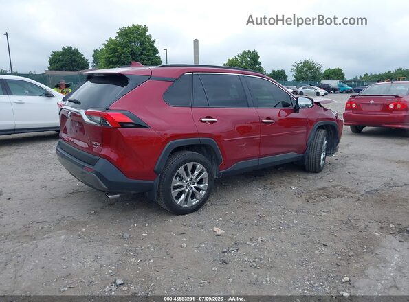 JTMN1RFV3LD530163 2020 TOYOTA RAV4 Burgundy უკანა მარჯვენა