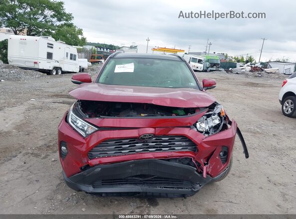 JTMN1RFV3LD530163 2020 TOYOTA RAV4 Burgundy წინა ხედი