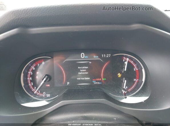 JTMN1RFV3LD530163 2020 TOYOTA RAV4 Burgundy უკანა სავარძლების ხედი