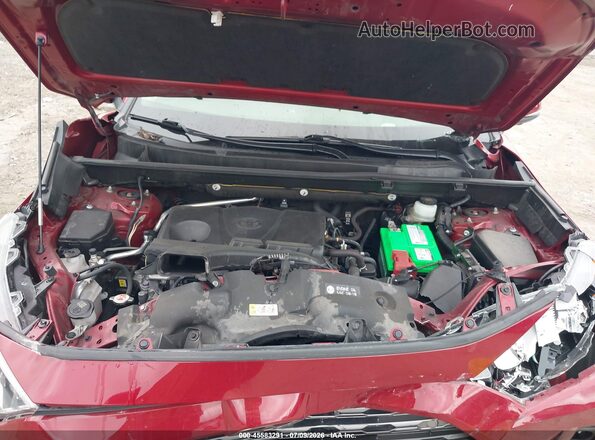 JTMN1RFV3LD530163 2020 TOYOTA RAV4 Burgundy უკანა ხედი
