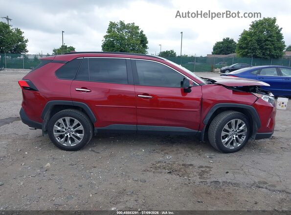 JTMN1RFV3LD530163 2020 TOYOTA RAV4 Burgundy უკანა სალონის ხედი