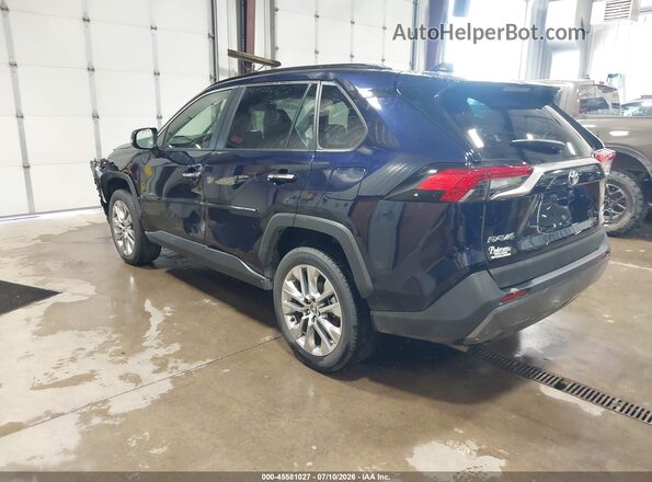 JTMN1RFV3MD073307 2021 TOYOTA RAV4 Dark Blue Rear left