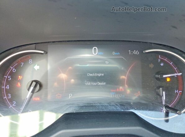 JTMN1RFV4KD502158 2019 TOYOTA RAV4 Белый Вид щитка приборов